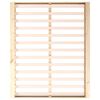 vidaXL Cadre de lit sans matelas 140x200 cm bois massif