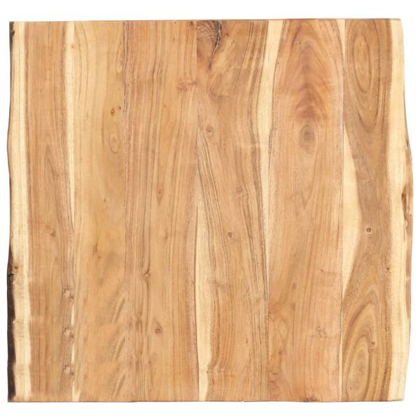 vidaXL Dessus de table Bois d'acacia massif 58x(50-60)x3,8 cm