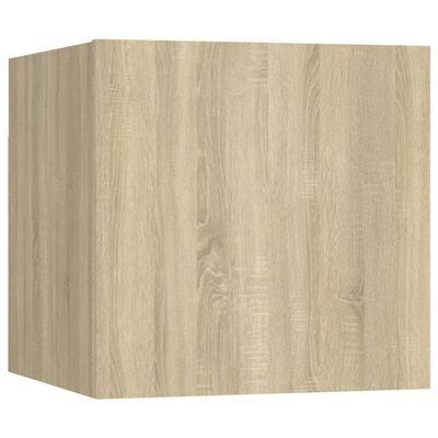 vidaXL Ensemble de meuble TV 7 pcs Chêne sonoma Bois d'ingénierie