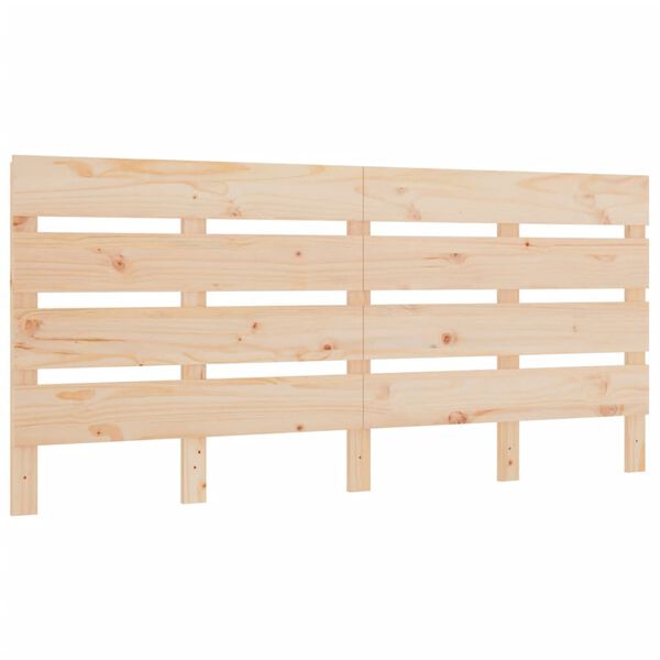 vidaXL T&ecirc;te de lit 180x3x80 cm Bois massif de pin