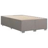 vidaXL Cadre de lit sans matelas taupe 120x200 cm tissu