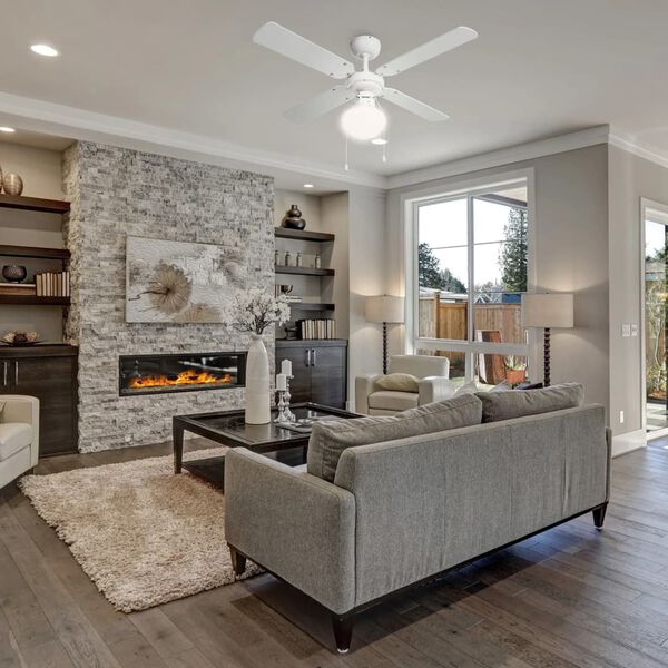 Bestron Ventilateur de plafond Blanc 102 cm 50 W DHB42W