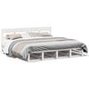 vidaXL Cadre de lit sans matelas blanc 180x200 cm bois massif de pin