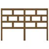 vidaXL Tête de lit Marron miel 166x4x100 cm Bois massif de pin