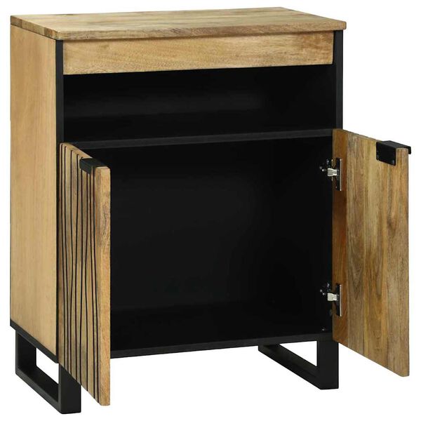 vidaXL Buffet Marron 60 x 33 x 75 cm bois de manguier massif