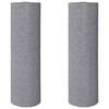 vidaXL Polaires de peintre antid&eacute;rapantes 2 pcs 50 m 220 g/m&sup2; gris