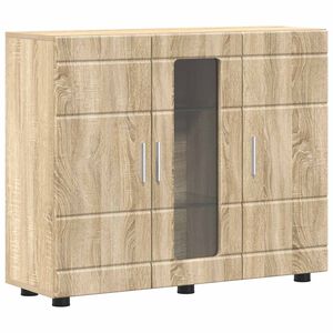vidaXL Cabinet en Bois avec stockage Ch&ecirc;ne Sonoma 88,5 x 30,5 x 73 cm