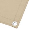 vidaXL &Eacute;cran de balcon beige 75x700 cm 100% polyester oxford