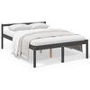 vidaXL Lit pour personne &acirc;g&eacute;e sans matelas 120x200 cm bois pin massif