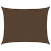 vidaXL Voile d'ombrage 160 g/m&sup2; Marron 6x8 m PEHD