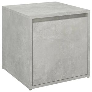 VidaXL Tiroir bo&icirc;te Gris b&eacute;ton 40,5x40x40 cm Bois d'ing&eacute;nierie