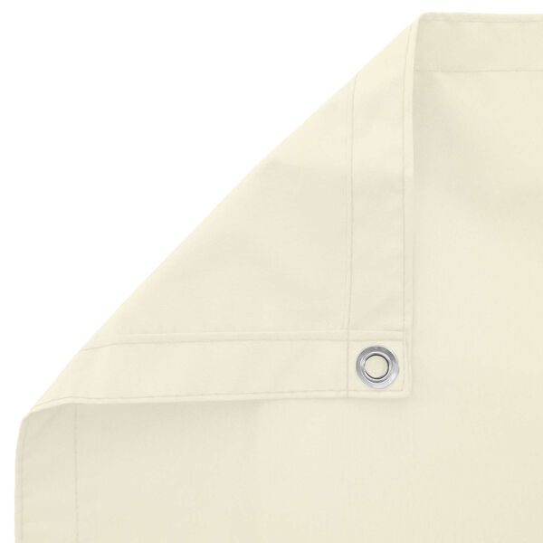 vidaXL &Eacute;cran de balcon Cr&egrave;me 100 x 300 cm Tissu Oxford