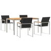 vidaXL Ensemble de salle &agrave; manger pour jardin 5 pc