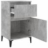 vidaXL Tables de chevet 2 pcs gris b&eacute;ton 40x35x70 cm