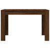 vidaXL Table &agrave; d&icirc;ner Ch&ecirc;ne marron 120x60x76 cm bois d'ing&eacute;nierie