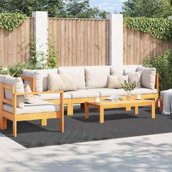 vidaXL Tapis de surface Rectangulaire Anthracite 280 x 200 cm