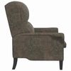 vidaXL fauteuil Gris foncé 76 x 94 x 102 cm Cuir synthétique