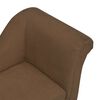 vidaXL Canap&eacute; pour chien avec oreiller Marron 83x44x44 cm Peluche