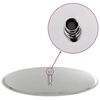 vidaXL Pomme de douche pluie acier inoxydable 304 50 cm ronde