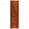 vidaXL Tapis Couloir FLORNES Tiss&eacute; Orange 67 cm x 150 cm PP 7 mm