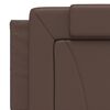 vidaXL Coussin de t&ecirc;te de lit Viana marron 160 cm similicuir