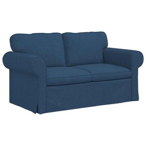 vidaXL Canap&eacute; Bleu 155 x 82 x 80 cm tissu