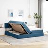 vidaXL Lit de Rangement avec matelas Bleu fonc&eacute; 100 x 200 cm