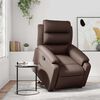 vidaXL Fauteuil inclinable marron similicuir