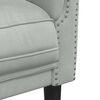 vidaXL Fauteuil gris clair Velours