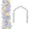 vidaXL Guirlande de No&euml;l avec lumi&egrave;res LED 20 m Blanc