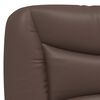 vidaXL Cadre de lit sans matelas Hvar marron 200x200 cm similicuir
