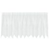 vidaXL Rideau en Dentelle Floral Blanc 100 x 300 cm Polyester