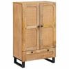 vidaXL Haut Armoire Marron 40 x 33 x 110 cm Bois de mangue massif