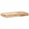 vidaXL &Eacute;tag&egrave;res flottantes 4 pcs 40x20x4 cm acacia massif non trait&eacute;