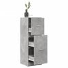 vidaXL Armoire d'apothicaire gris b&eacute;ton 40x41x118 cm bois d'ing&eacute;nierie