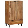 vidaXL Haut Armoire Naturel 60 x 33,5 x 100 cm Bois d'Acacia Massif