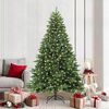 vidaXL Sapin de No&euml;l artificiel avec 300 LED Vert 210 cm PE et PVC