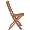 vidaXL Chaises pliables d'ext&eacute;rieur et coussins lot de 8 Bois d'acacia