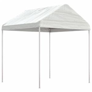 vidaXL Belv&eacute;d&egrave;re avec toit blanc 2,28x2,23x2,69 m poly&eacute;thyl&egrave;ne