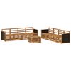 vidaXL Ensembles de canap&eacute;s 9 pcs Bois d'Acacia Massif