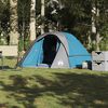 vidaXL Tente de camping de cabine 4 personnes bleu imperméable
