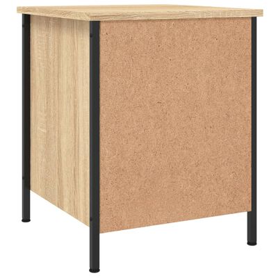 vidaXL Tables de chevet 2 pcs chêne sonoma 40x42x50 cm bois ingénierie