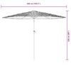 vidaXL Parasol de jardin avec mât en acier marron 268x268x226 cm