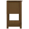vidaXL Tables de chevet 2 pcs Marron miel 40x35x61,5 cm Pin solide