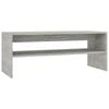 vidaXL Table basse Gris b&eacute;ton 100x40x40 cm Bois d&rsquo;ing&eacute;nierie