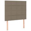 vidaXL T&ecirc;te de lit Taupe 100x5x118/128 cm Tissu