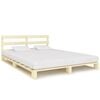 vidaXL Cadre de lit de palette sans matelas bois massif pin 200x200 cm