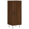 vidaXL Buffet haut Ch&ecirc;ne marron 34,5x34x180 cm Bois d'ing&eacute;nierie