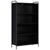 vidaXL Biblioth&egrave;que 55,5 x 33 x 174 cm Bois d'ing&eacute;nierie Ch&ecirc;ne noir