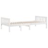vidaXL Lit pour enfants sans matelas blanc 80x200cm bois de pin massif